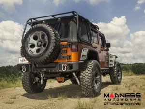 Jeep Wrangler JK Spartacus Bumper - Rear - Black Jeep Wrangler JK Spartacus Bumper - Rear - Black